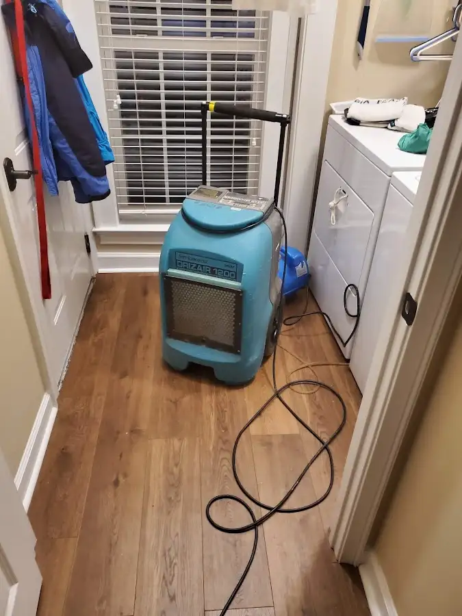 Commercial dehumidifier deployed for Flood Damage Cleanup in Townsend
