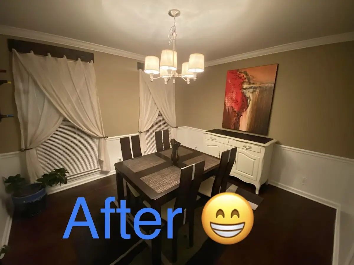 Professional dining room restoration after water damage in Townsend