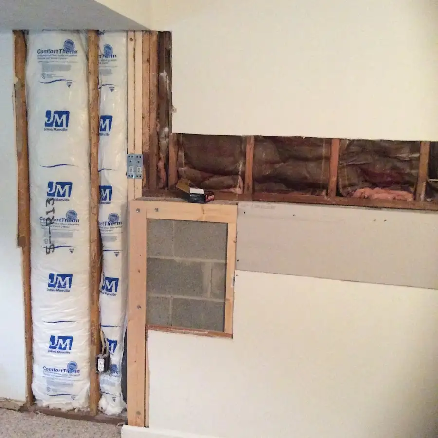 Wall insulation replacement during Odor Removal & Deodorization in Townsend